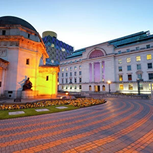 Centenary Square, Hall of Memory, Baskerville House, the New Library, Birmingham