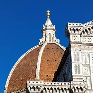 Exterior of the cathedral of Santa Maria del Fiore, Piazza del Duomo, Florence (Firenze), UNESCO World Heritage Site, Tuscany, Italy, Europe