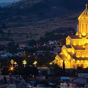 Holy Trinity Cathedral, Tbilisi, Georgia, Central Asia, Asia