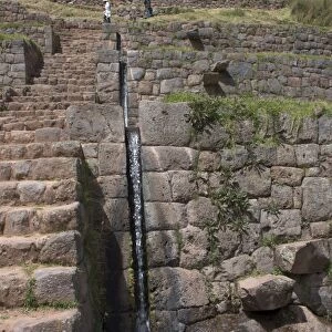 Inca waterworks, a masterpiece of engineering, Tipon, Peru, South America