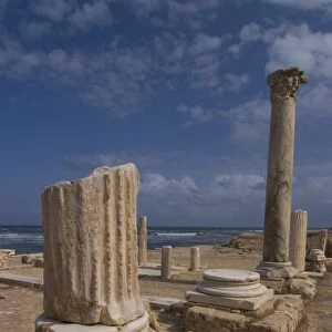 Justinians Basilica, Roman archaeological site of Sabratha, UNESCO World Heritage Site