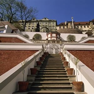 Ledeburska Garden, Palace Gardens, Prague Castle, Prague, Czech Republic, Europe