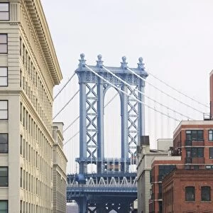 Manhattan Bridge, DUMBO, Brooklyn, New York City, New York, United States of America