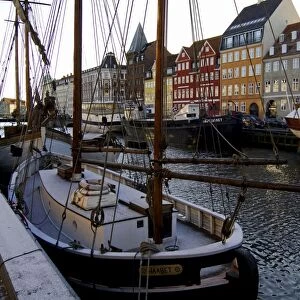 Nyhavn in winter, Copenhagen, Denmark, Scandinavia, Europe