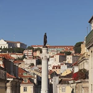 Rossio, Praca de Dom Pedro IV, Baixa, Lisbon, Portugal, Europe