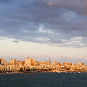 Waterfront and Eastern Harbour, Alexandria, Egypt, North Africa, Africa