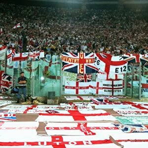 England fans in the Stadio Olimpico before the famous draw with Italy in 1998