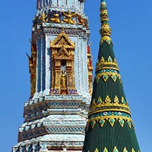 Phra Atsada Maha Chedi at Wat Phra Kaew Royal Palace complex in Bangkok, Thailand