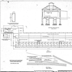 Northampton Far Cotton - Conversion of Locomotive Shed into a Welding Shop [N. D]