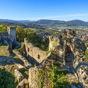 Castle ruin Dorneck, Dornach, Solothurn, Switzerland