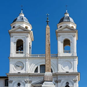 The church of the Santissima Trinita dei Monti, Rome, Lazio, Italy