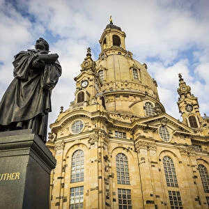 Frauenkirche, Neumarkt, Dresden, Saxony, Germany