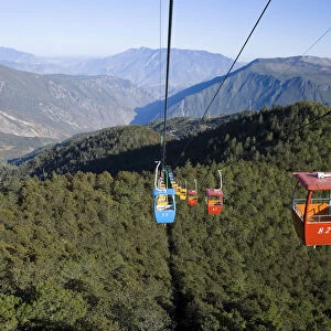Maoniuping (Yak Meadow) cable car, Yulong Xueshan Mountain, Lijiang, Yunnan Province