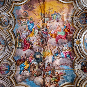 Palermo, Sicily, Italy. "Triumph of Santa Caterina"