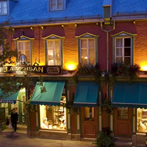 Quebec City, Canada. The famous J. A. Moisan grocery store in Quebec City Canada