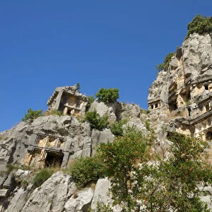 Rock Tombs in Myra, Lycia, Turquoise Coast, Turkey