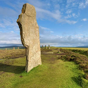 Scotland, Orkney Islands, Ring of Brodgar, stone circle
