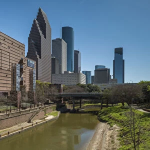 Sesquicentennial Park, Houston, Texas, USA