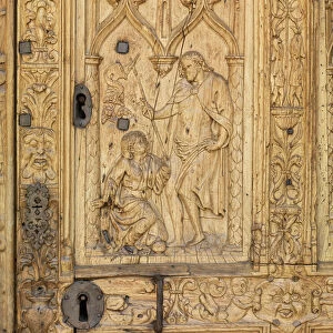 Spain, Castile and Leon, Leon, Santa Maria de Leon Cathedral, detail