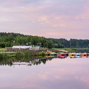 Wilkow Artificial Lake, Swietokrzyskie Voivodeship, Poland