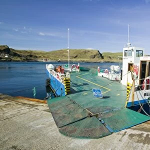 the ferry at Cuan from Seil Island to Luing Island Scotland UK