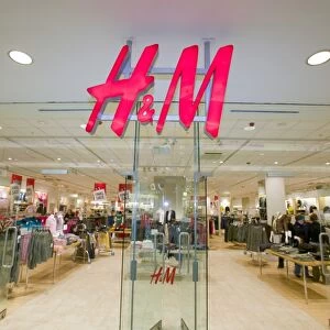 An H and M shop in the Lanes Shopping centre in Carlisle UK