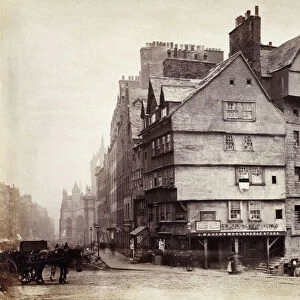 View of West Bow, Edinburgh. Date: c1850