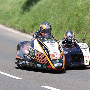 Maria Costello MBE & Vicky Cooke (Kawasaki LCR) 2022 Sidecar TT
