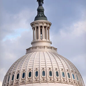 US Capitol Dome Congress Freedom Statue Washington DC