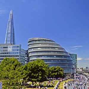 Europe, United Kingdom, England, London, Southwark. View of City Hall, More London Riverside
