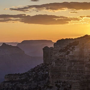 Sunset over Cape Royal in Grand Canyon National Park, Arizona, USA