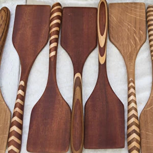 Wooden spatulas, Klaipeda, Lithuania