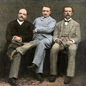Cecil Rhodes and other British South Africa Company officials, 1896