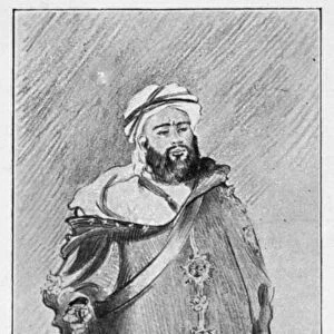 AHMED MUHAMMED RAISULI (c1875-1925). Moroccan brigand. Drawing, 1904