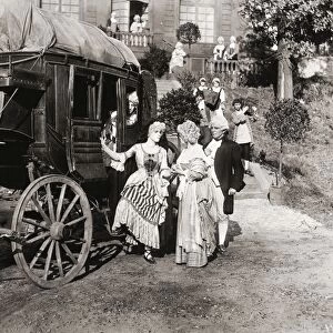 AMERICAN MAID, 1917. Edna Goodrich in a scene from the film