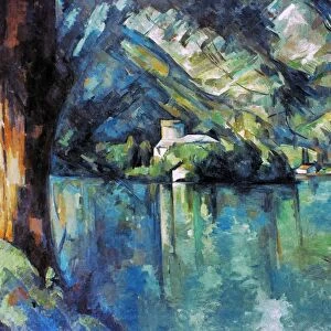 CEZANNE: ANNECY LAKE, 1896. Paul Cezanne: Le Lac d Annecy. Canvas, 1896