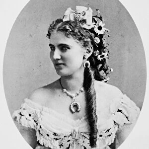 CHRISTINE NILSSON (1843-1921). Swedish soprano. Possibly as Violetta in La Traviata