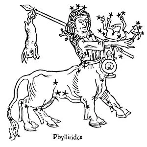 CONSTELLATION: CENTAURUS. Personification of Centaurus (Phyllirides)