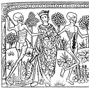 DANCE OF DEATH, 1490. Death and the Ladies