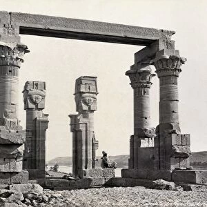 EGYPT: KIOSK OF QERTASSI. The Kiosk of Qertassi in southern Egypt