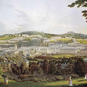 ENGLAND: BATH. An 18th century civic scheme of Bath, England, by John Wood