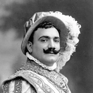 ENRICO CARUSO (1873-1921). Italian operatic tenor, as the Duke in Verdis Rigoletto