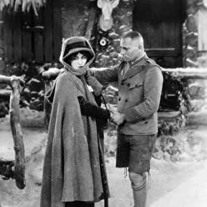 ERICH VON STROHEIM (1885-1957). Austrian (naturalized American) actor and film director. With Fay Wray in a scene from The Wedding March, 1927