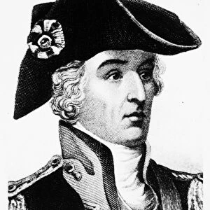 FRANCIS MARION (1732?-1795). American Revolutionary soldier. Stipple and line engraving, 19th century