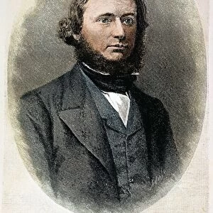 GUSTAV ROBERT KIRCHHOFF (1824-1887). German physicist: engraving, 19th century