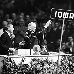 HERBERT HOOVER (1874-1964). 31st President of the United States. At the Republican National Convention in Philadelphia, Pennsylvania, 22 June 1948