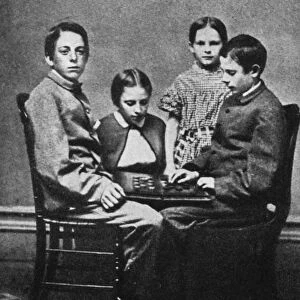 HERMAN MELVILLEs CHILDREN. From left to right: Malcolm, Frances, Elizabeth