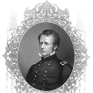 JOSEPH HOOKER (1814-1879). American Union General. Line and stipple engraving, 19th century