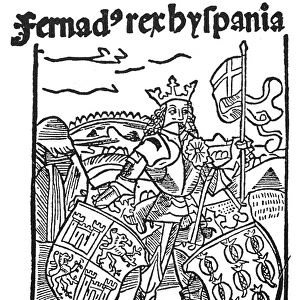KING FERDINAND V OF CASTILE (1452-1516). King of Castile, 1474-1504 and Aragon, 1479-1516