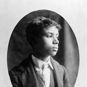 MAN, c1899. Portrait of a young African American man from Georgia. Photograph, c1899